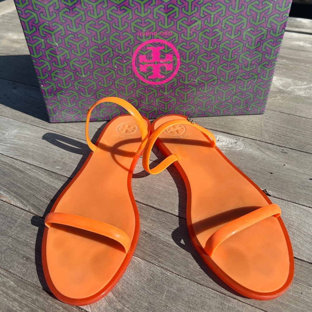 Tory Burch Orange Sandals